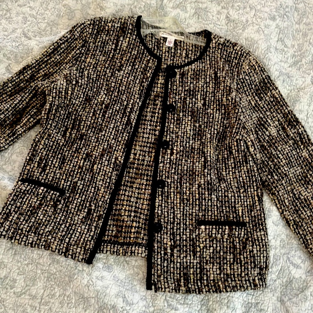 Tweed jacket for dress up or down